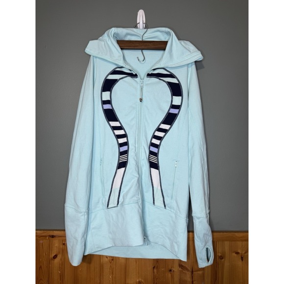 lululemon athletica Jackets & Blazers - Lululemon Scuba Jacket Womens High Neck Full Zip Athlesiure Thumbholes No Tag